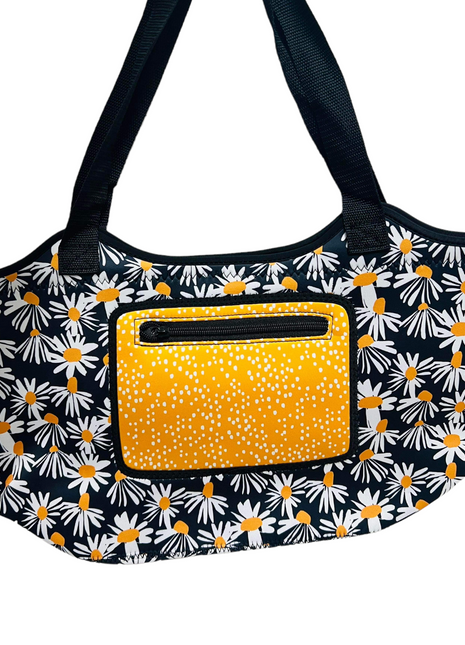 Daisy Neoprene Beach Tote