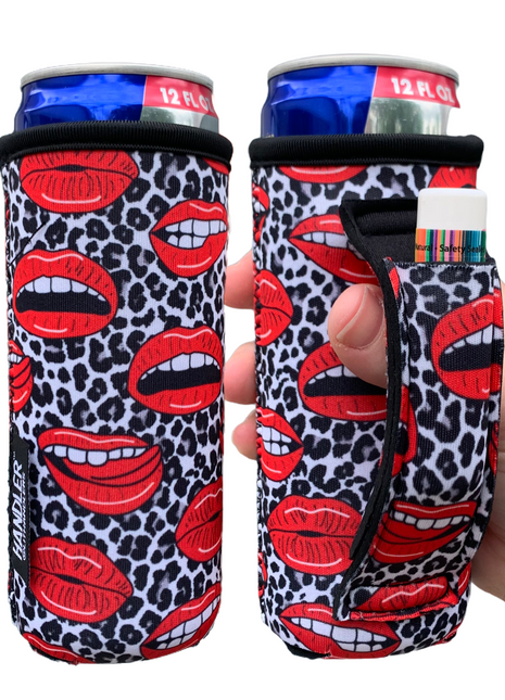 Leopard Lips 12oz Slim Can Handler™