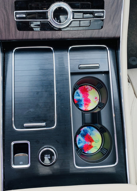 Tie dye Neoprene Car Coasters