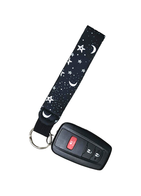 Stars and Moon Wristlet Keychain