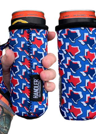 Red White & Texas 12oz Slim Can Handler™