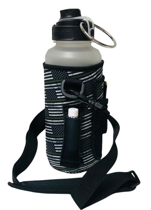 Green Line 30-40oz Tumbler Handler™  With Carrying Strap