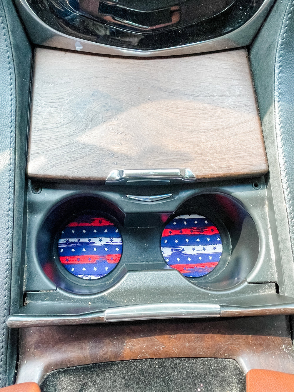 Stars & Stripes Neoprene Car Coasters