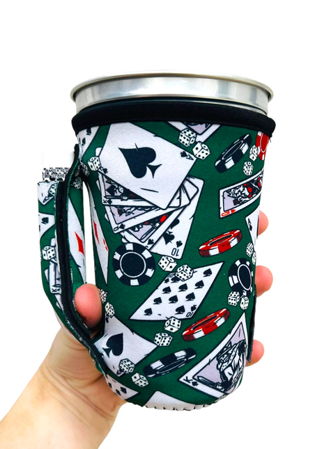 Poker 16oz PINT Glass / Medium Fountain Drinks and Hot Coffee Handlers™