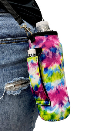 16oz Water Bottle Handler  W/ Carrying Strap