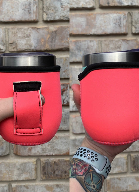 Solid Color 12oz Wine Tumbler Handler