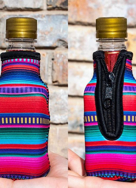 Pink Serape 8oz Mini Bottleneck Cooler - Limited Edition*