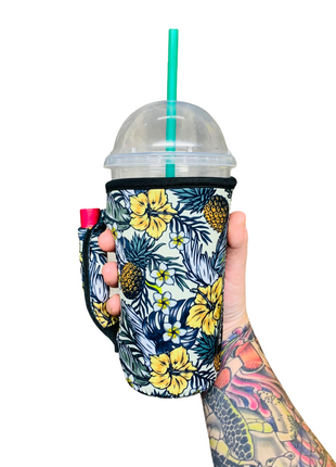 Yellow Isle 20oz Large Coffee / Tea / Tumbler Handler™