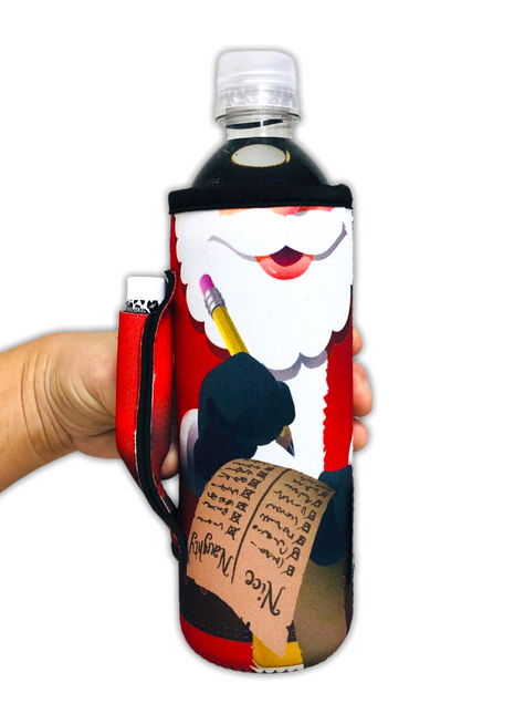 Santa's List 16-24oz Soda & Water Bottle / Tallboy Can Handler™