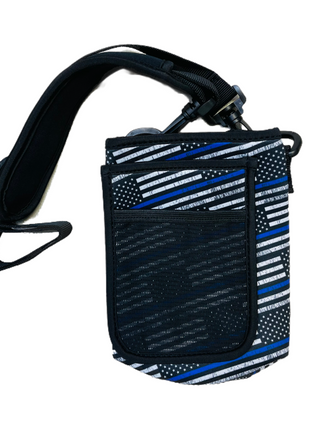 Back The Blue 30-40oz Tumbler Handler™  With Carrying Strap