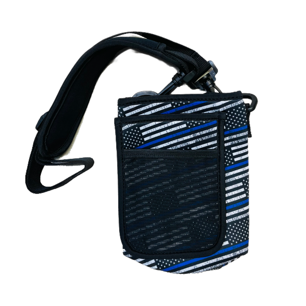 Back The Blue 30-40oz Tumbler Handler™  With Carrying Strap