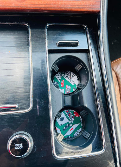 Poker Neoprene Car Coasters