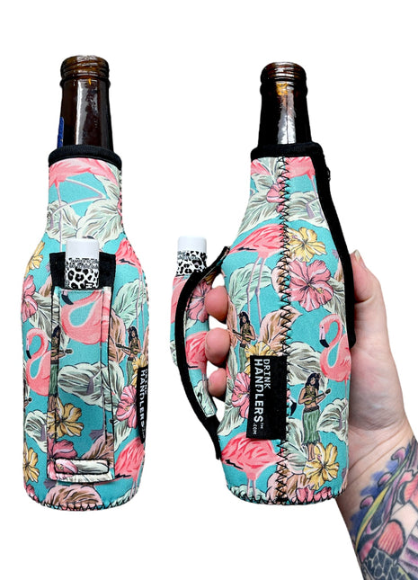 Hawaiian Flamingo 12oz Bottleneck Handler™