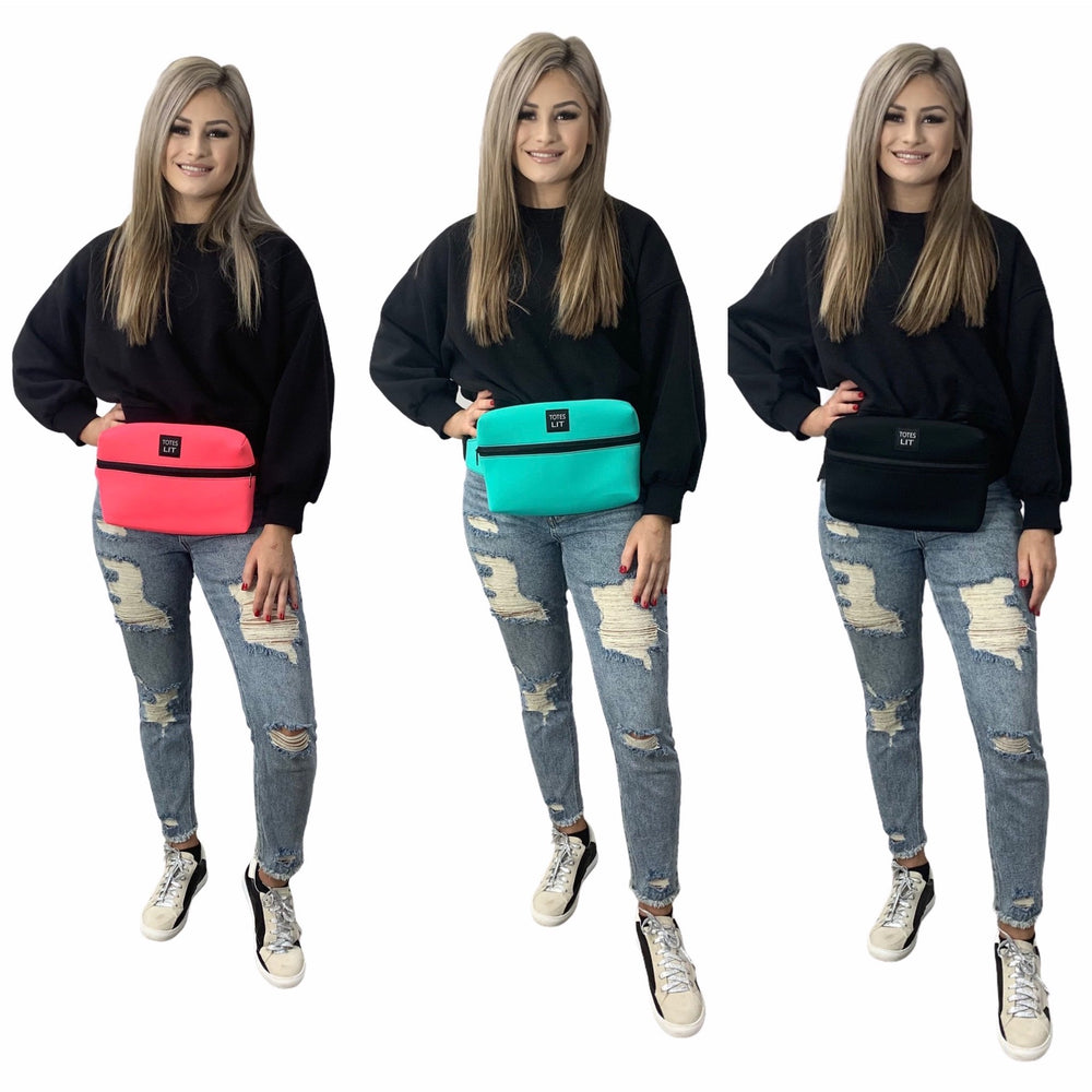 Solid Color Fanny Packin' Tote