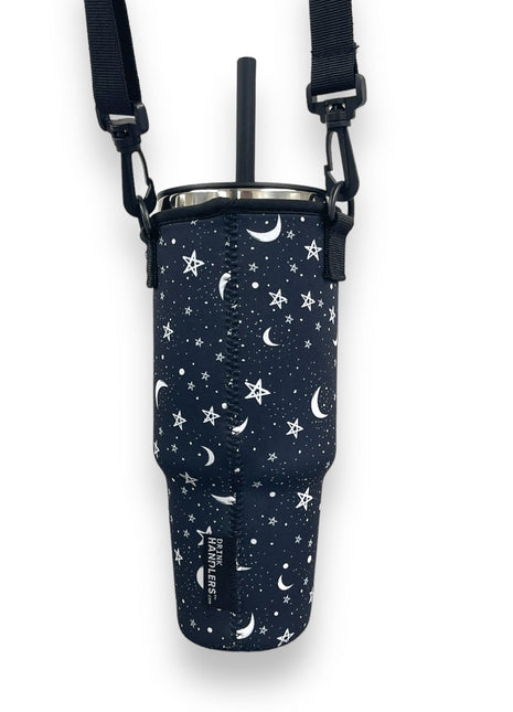 Stars & Moons 40oz Tumbler With Handle Sleeve