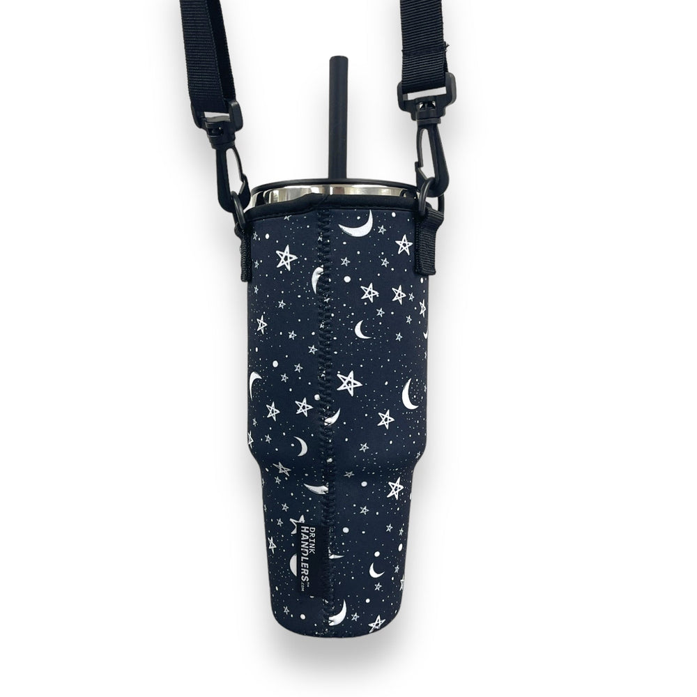 Stars & Moons 40oz Tumbler With Handle Sleeve