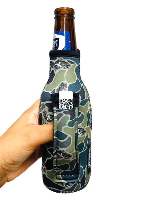 Fish Camo 12oz Bottleneck Handler™