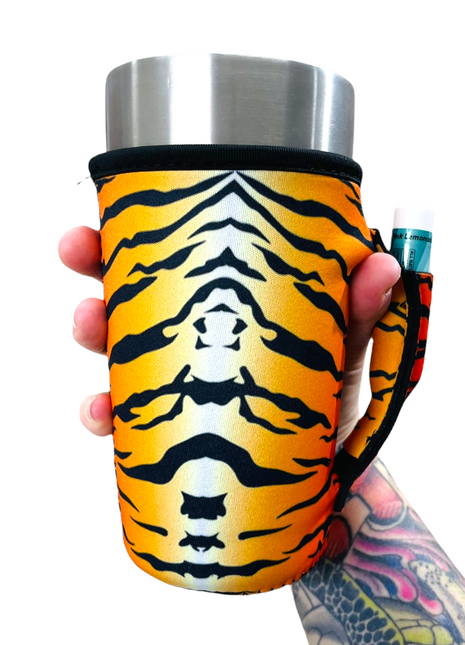 Tiger stripes 20oz Large Coffee / Tea / Tumbler Handler™