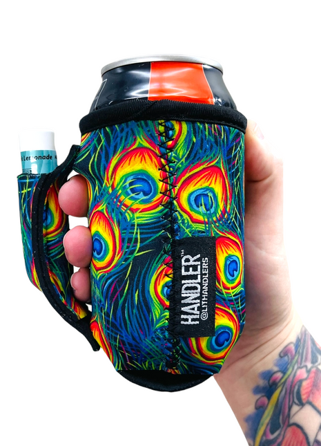 Peacock Feathers 12oz Regular Can Handler™