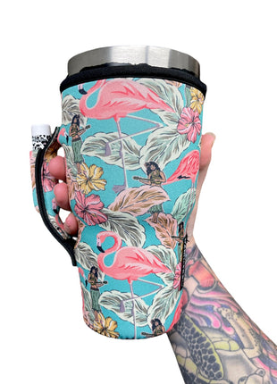 Hawaiian Flamingo 30oz Tumbler Handler™