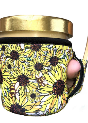Sunflowers & Bees 🐝 Pint Size Ice Cream Handler™