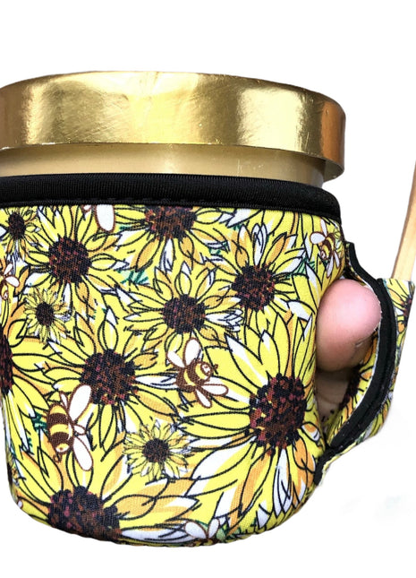Sunflowers & Bees 🐝 Pint Size Ice Cream Handler™