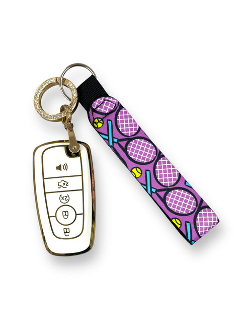 Tennis Wristlet Keychain