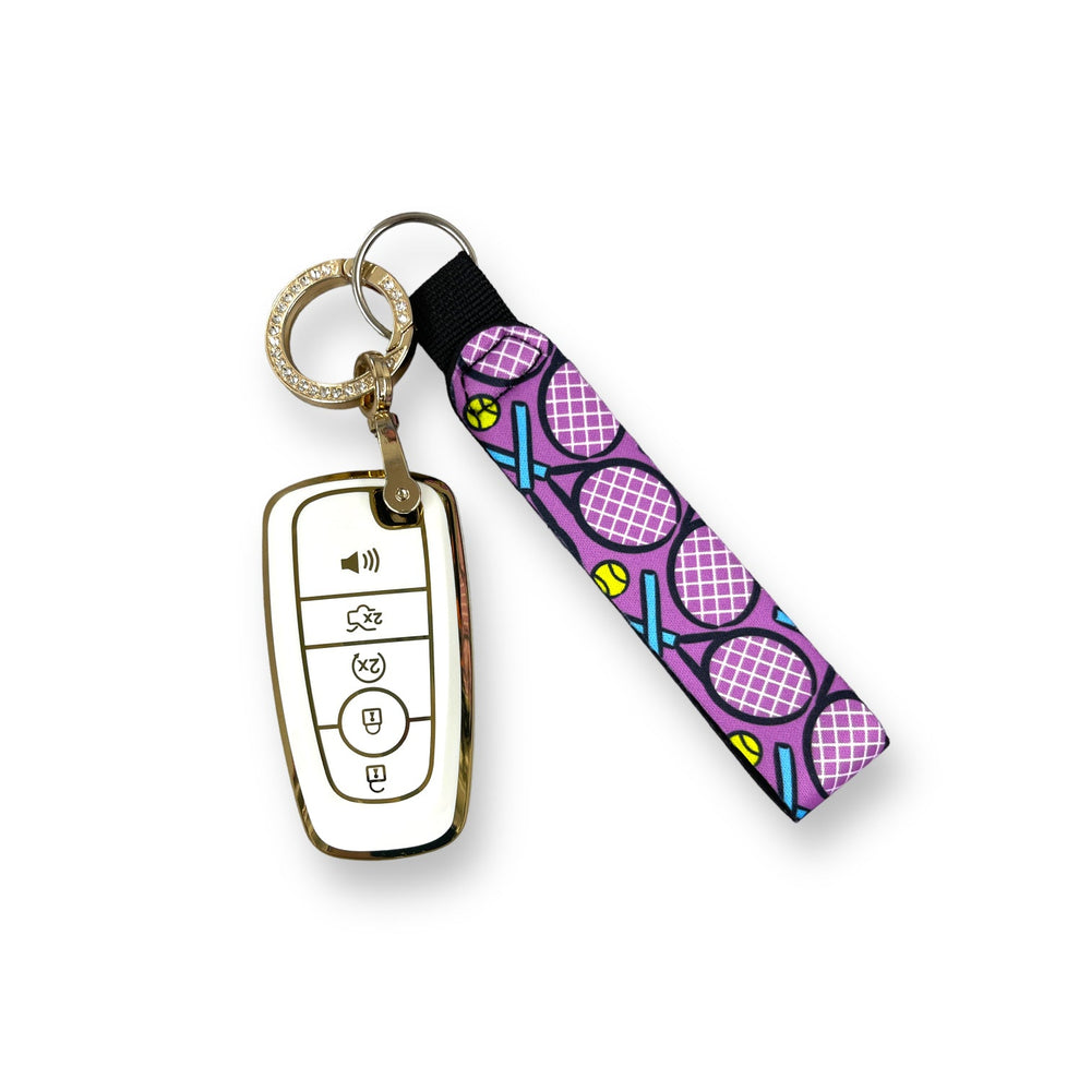 Tennis Wristlet Keychain