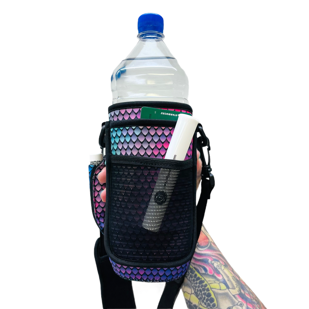 Purple Mermaid 30-40oz Tumbler Handler™  With Carrying Strap