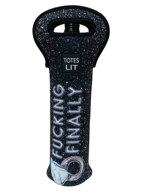F***ing Finally Wine Bottle Tote