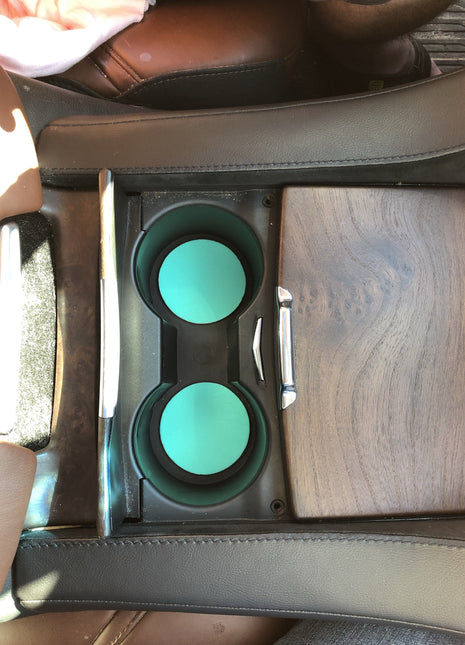 Sea Foam Green Neoprene Car Coasters