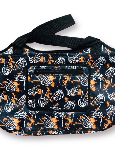 Skeleton Hands Neoprene Tote