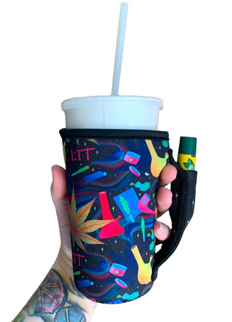 420 16oz PINT Glass / Medium Fountain Drinks and Tumbler Handlers™