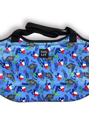 Texas Blue Bonnets Neoprene Tote