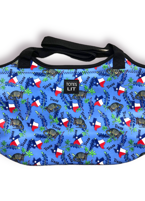 Texas Blue Bonnets Neoprene Tote