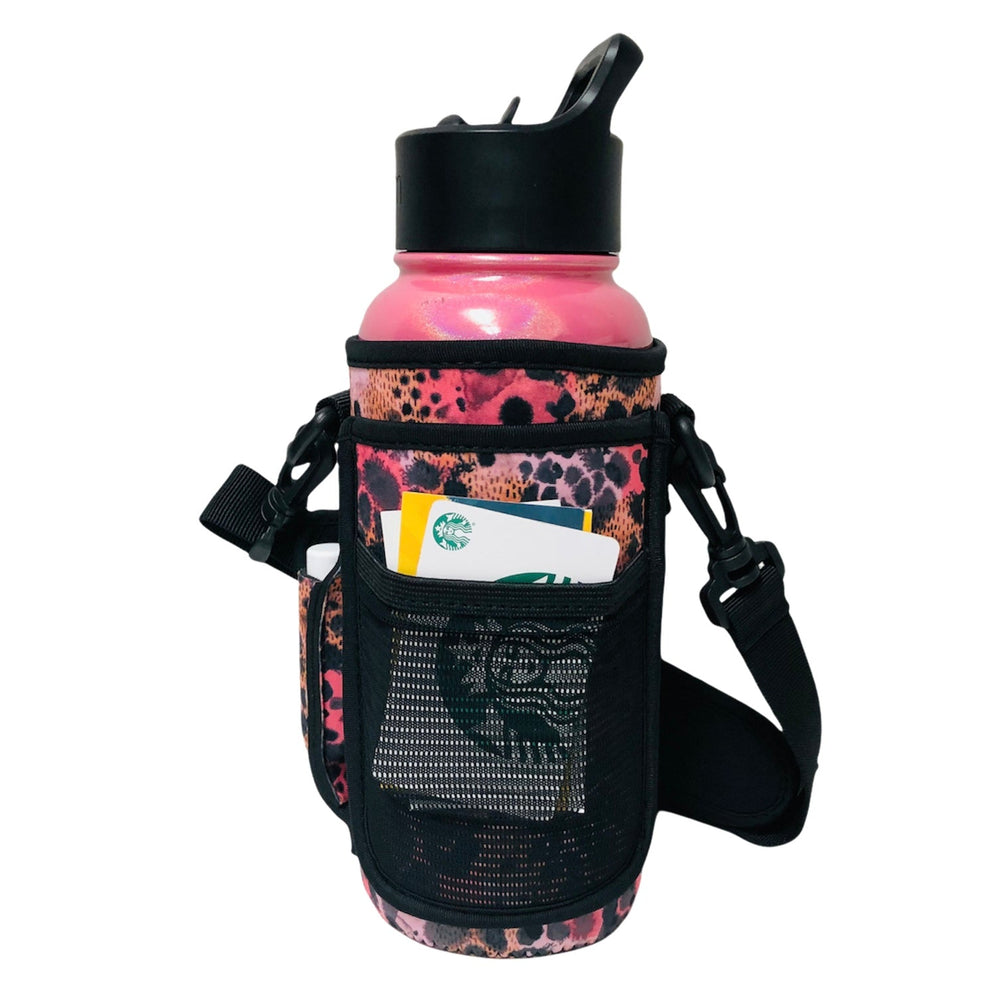 Blushing Leopard 30-40oz Tumbler Handler™  With Carrying Strap