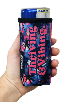 Thriving & Vibing  8-10oz Slim Can Handler™