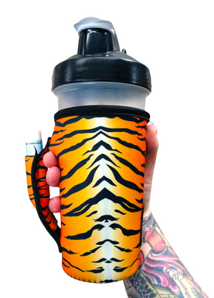 Tiger stripes 20oz Large Coffee / Tea / Tumbler Handler™