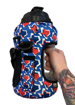 Red White and Texas 1/2 Gallon Jug Carrying Handler™