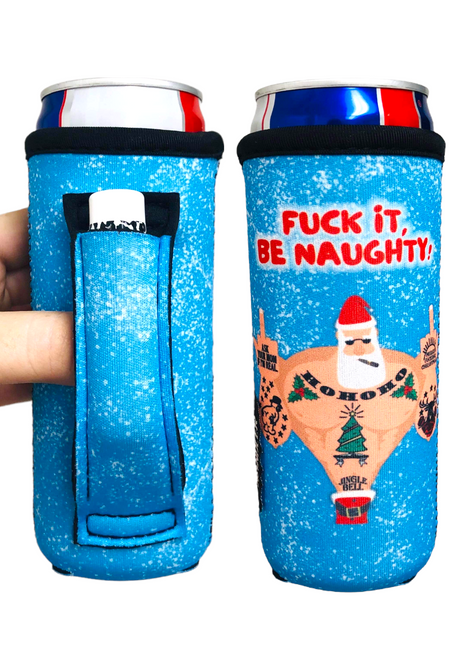 *EXPLICIT Santa 12oz Slim Can Handler™