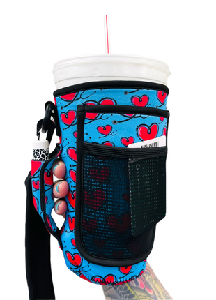 Love A Nurse 30-40oz Tumbler Handler™  With Carrying Strap