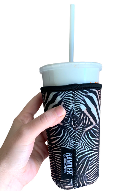 Zebra 16oz Pint Glass / Tumbler / Tea / Grande Coffee / Medium Drinks Handler™