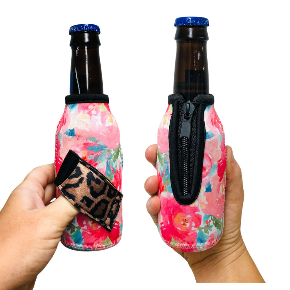 Summer Blooms w/ Leopard 8oz Mini Bottleneck Handler™ - Limited Edition*