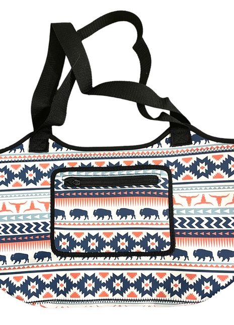 Buffalo Aztec Neoprene Beach Tote