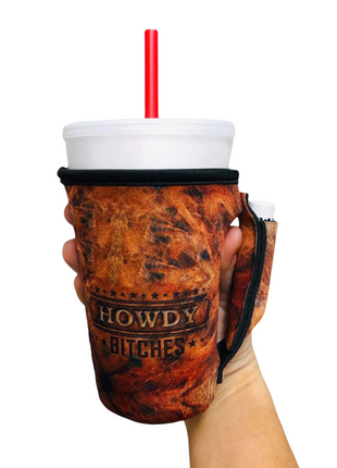 Howdy B**ches 16oz PINT Glass / Medium Fountain Drinks and Tumbler Handlers™