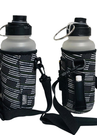 Green Line 30-40oz Tumbler Handler™  With Carrying Strap