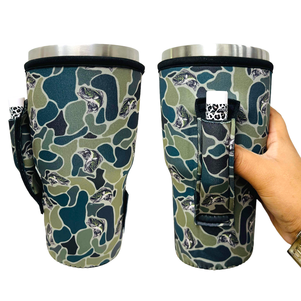 Fish Camo 30oz Tumbler Handler™