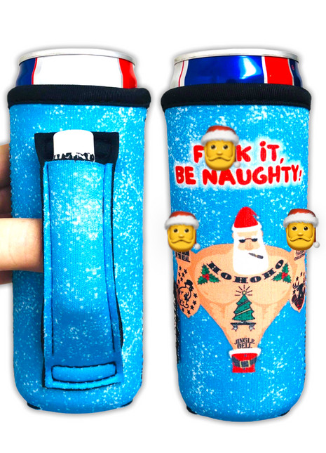 *EXPLICIT Santa 12oz Slim Can Handler™