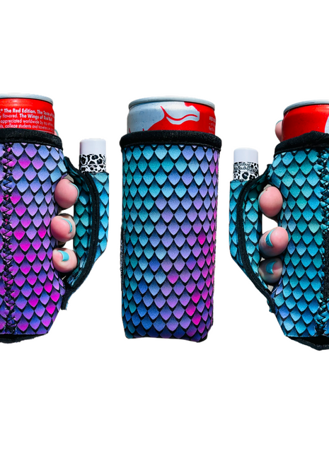 Purple Mermaid  8-10oz Slim Can Handler™