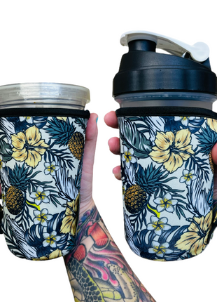 Yellow Isle 16oz PINT Glass / Medium Fountain Drinks and Tumbler Handlers™